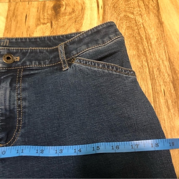 J. Jill Denim Blue Jeans Womens 10 Petite Tried True Fit Bootcut Stretch - Picture 6 of 12